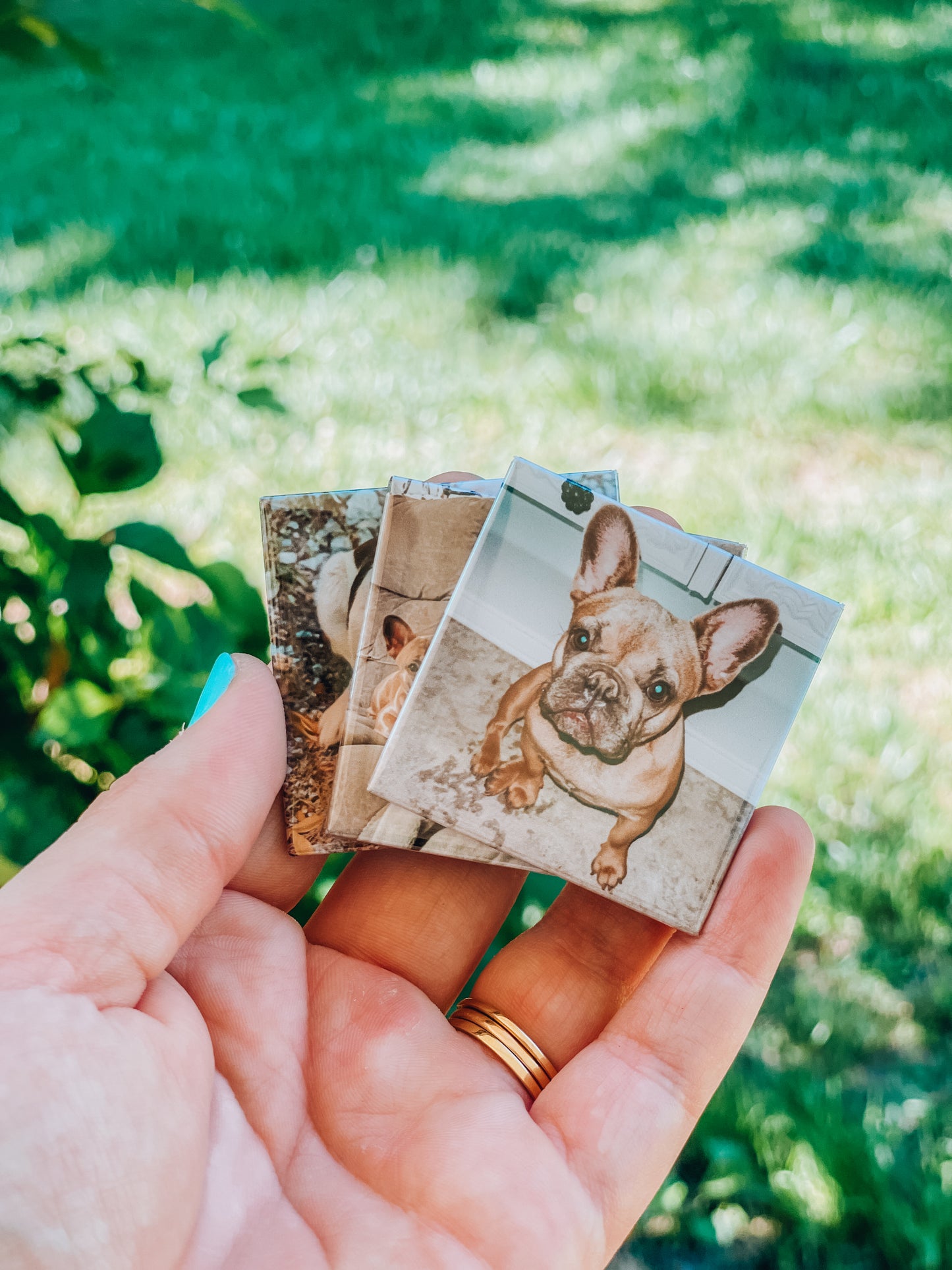 Custom Photo Bubble Magnets