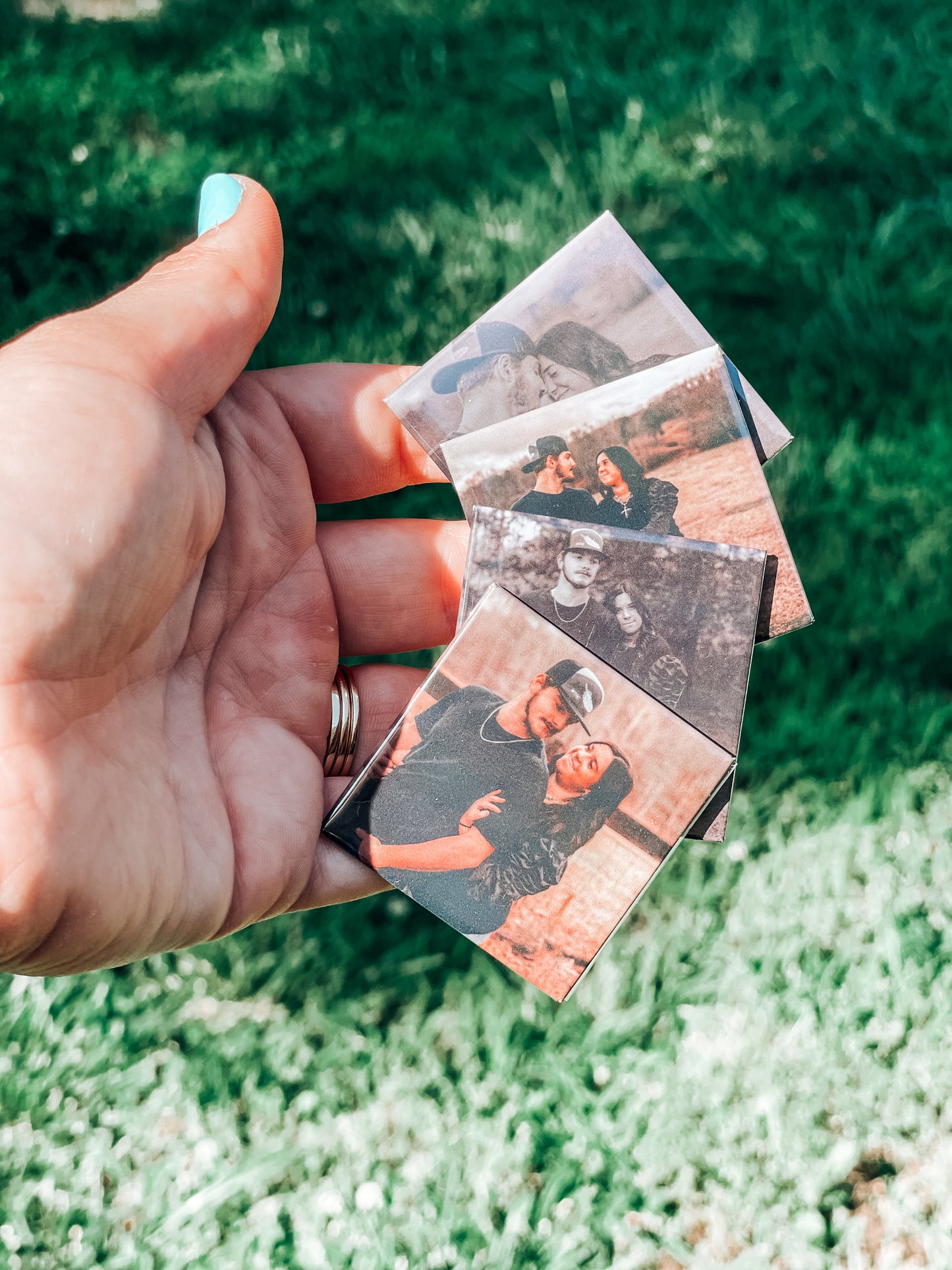 Custom Photo Bubble Magnets