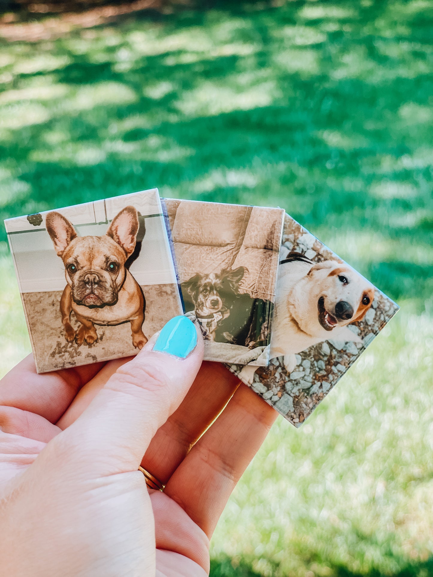 Custom Photo Bubble Magnets