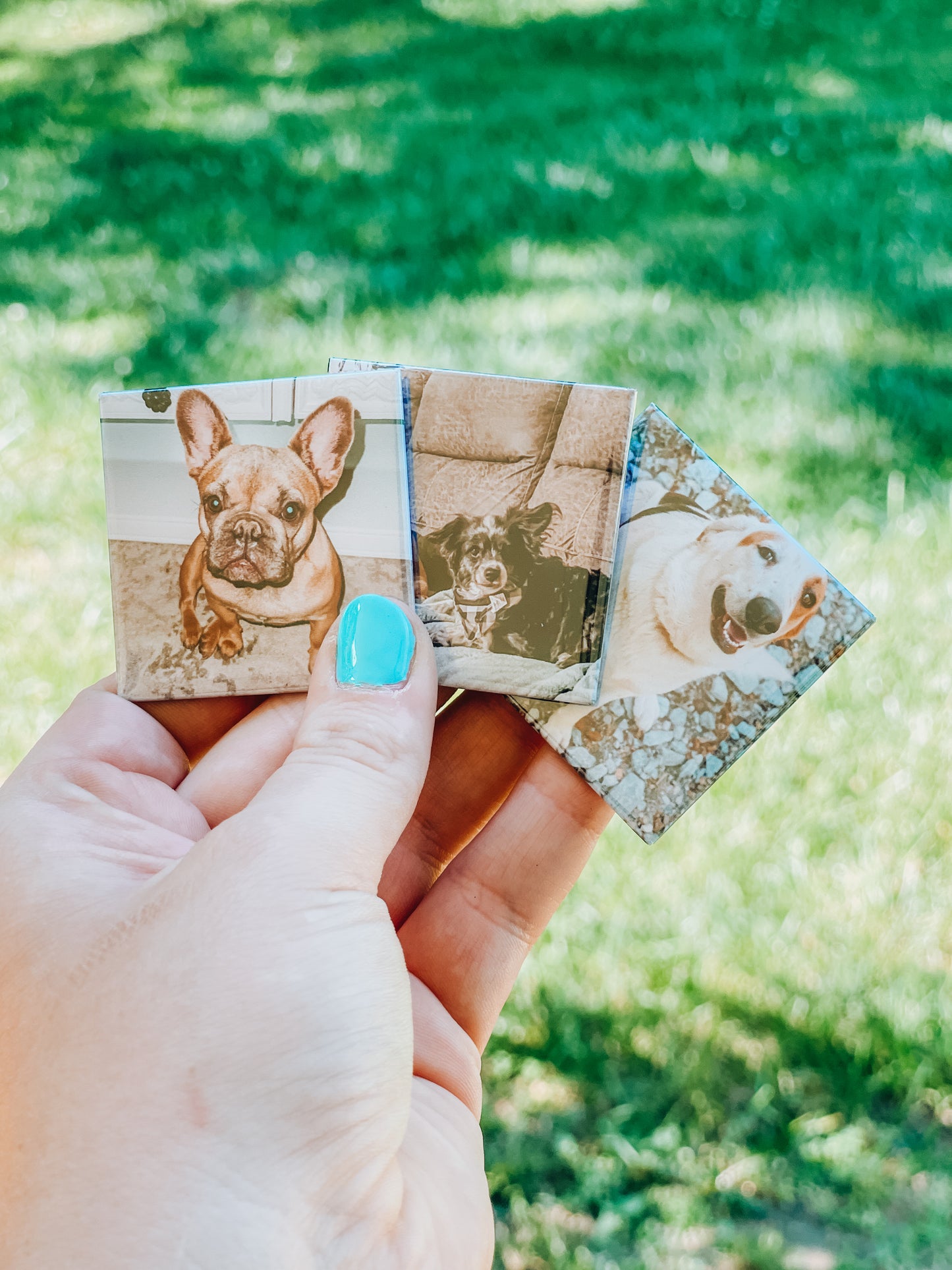 Custom Photo Bubble Magnets