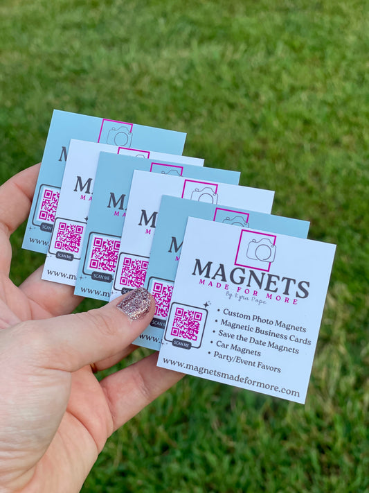 Business Cards(Flatie)- 2.5”x2.5”